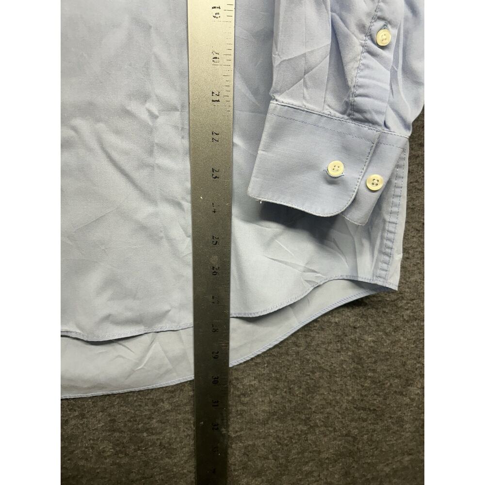 GiorGio Brutini Long Sleeve Button Up Shirt Men‎ Medium Blue Solid Pocket. - Picture 3 of 6